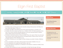 Tablet Screenshot of elginfirstbaptist.org